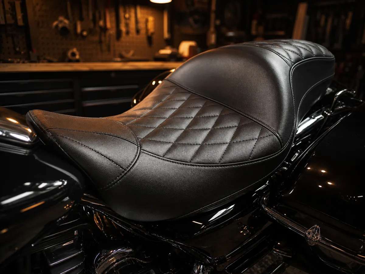 harley davidson motorcycle seat upholstery