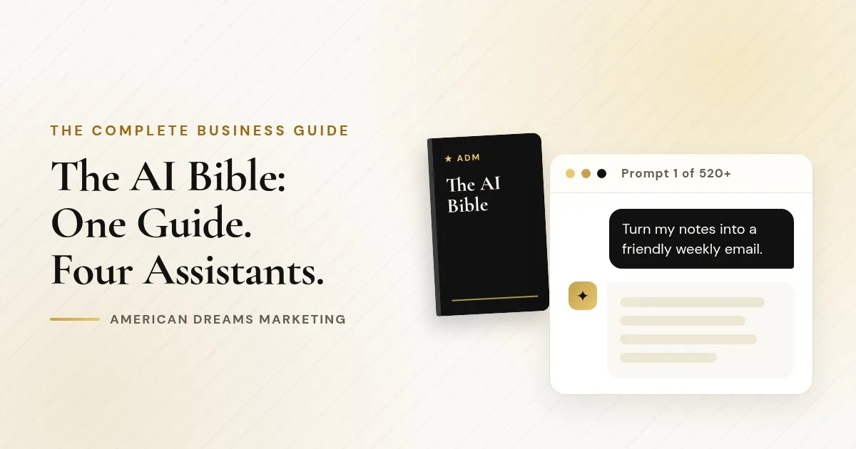 The AI Bible: A Plain-English Business Guide to ChatGPT, Claude, Grok Bot and Gemini