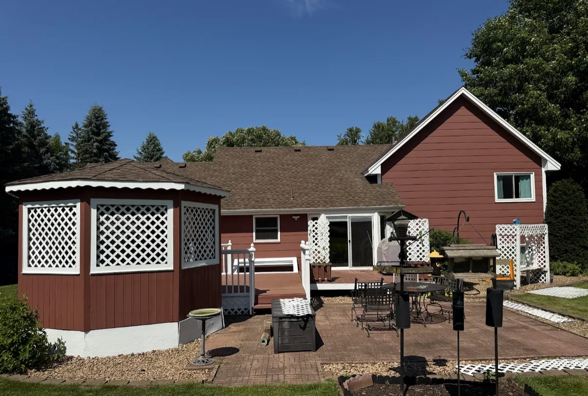 Full exterior painting in Rogers MN final project by Bison Painting