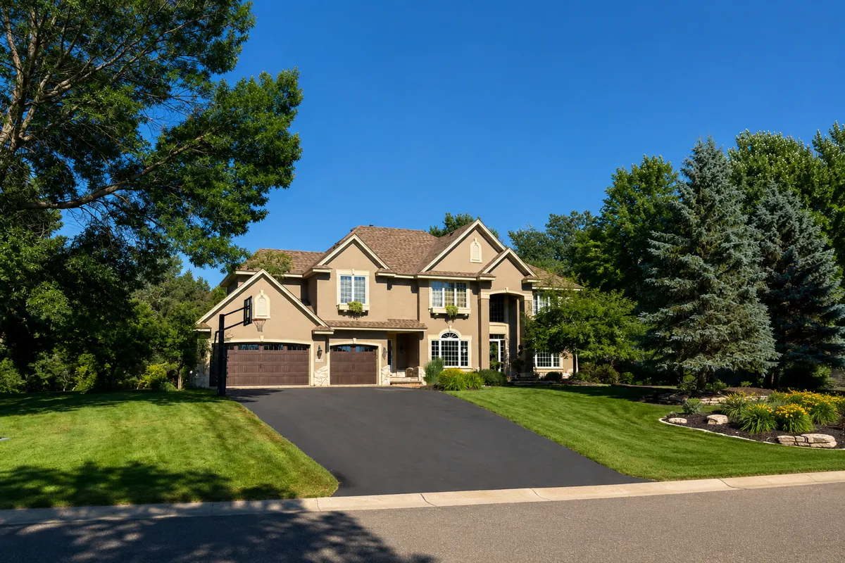 Full exterior painting in Rogers MN final project by Bison Painting