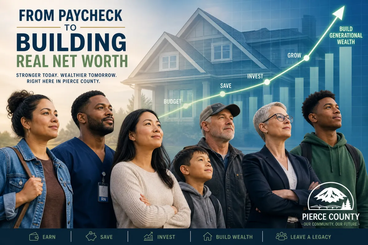 From Paycheck to Prosperity: Real Net Worth in Pierce County