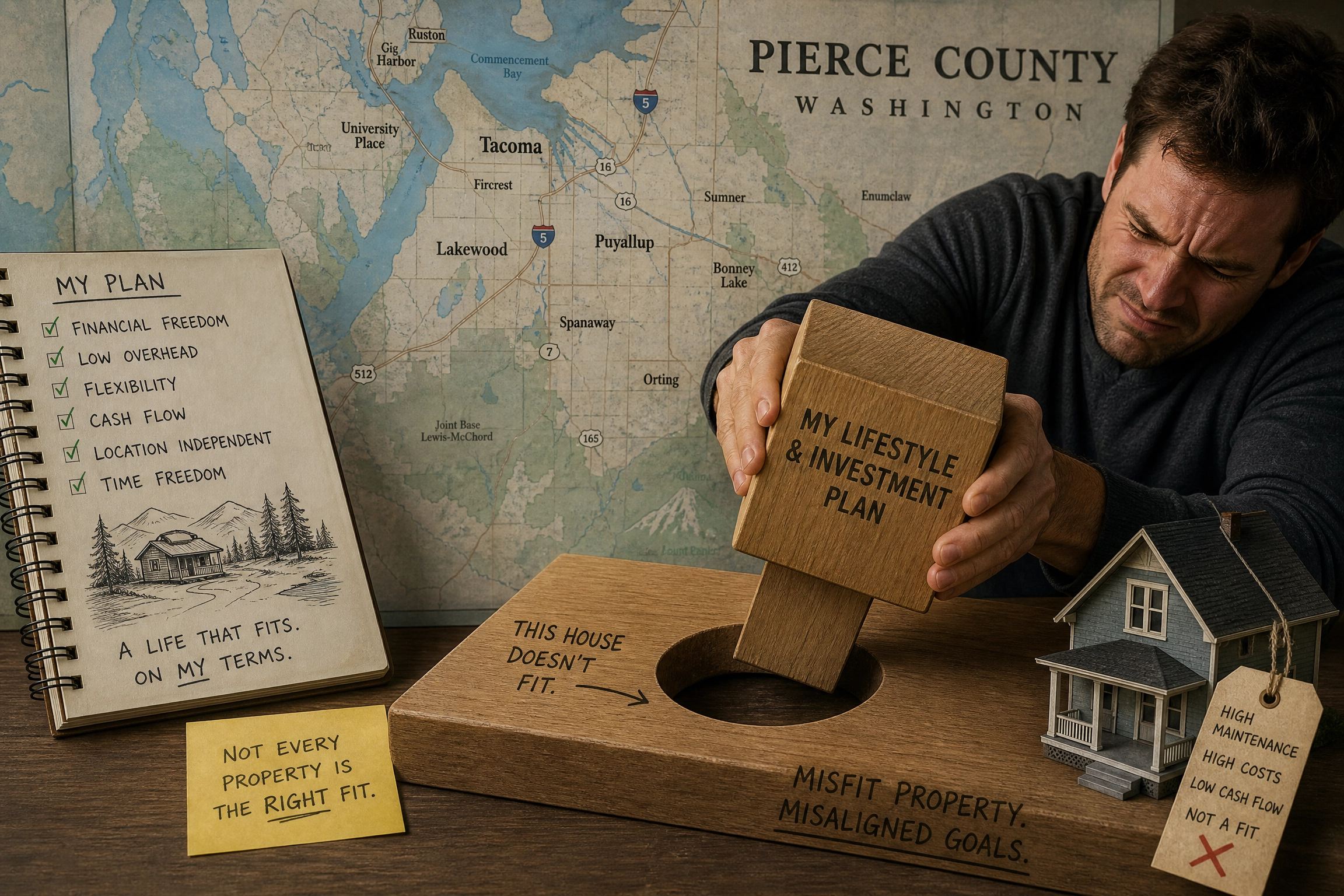 The Misfit Property: Why Lifestyle and Investment Alignment Matter in Pierce County Real Estate