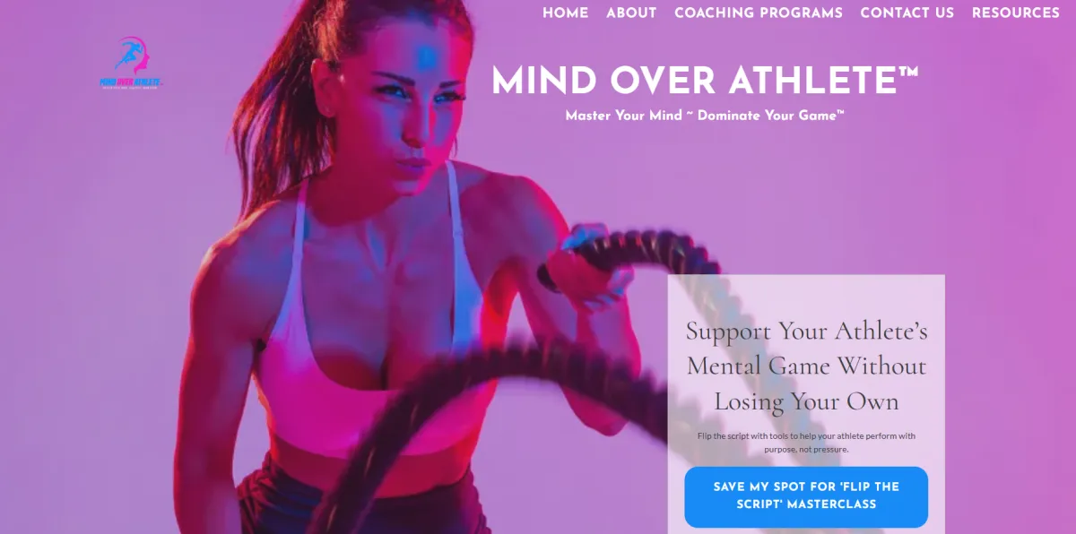 Homepage of a boutique fashion brand with bold typography and minimalist navigation.