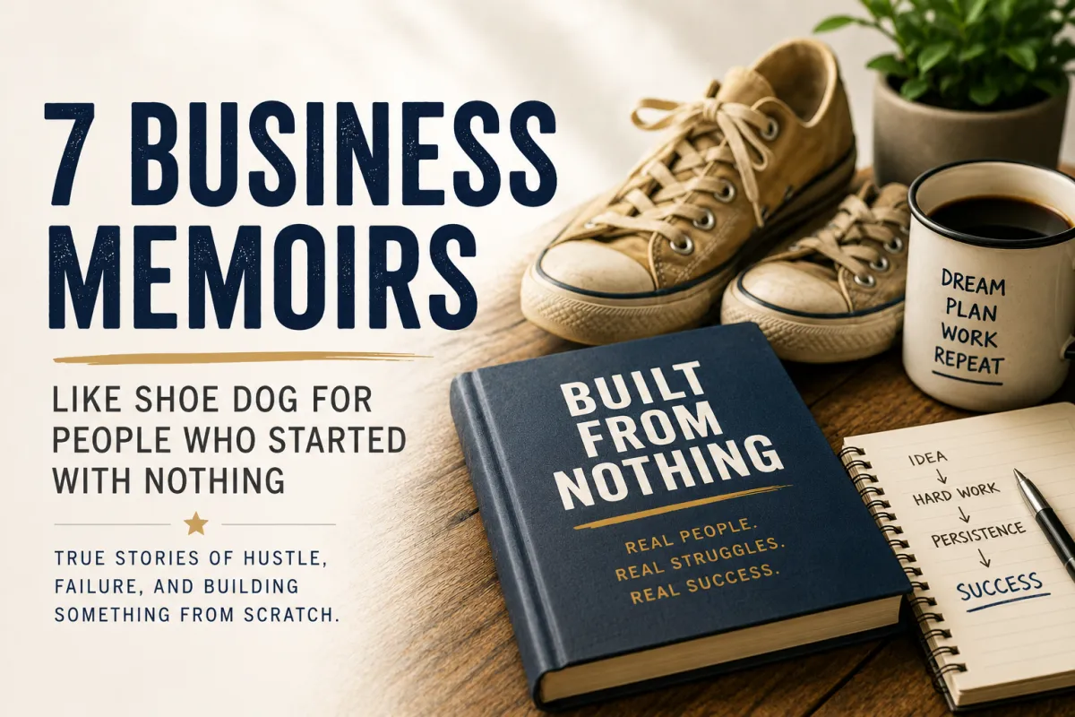 7 Business Memoirs Like Shoe Dog for People Who Started With Nothing