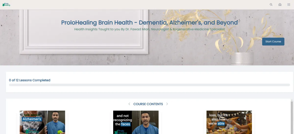 Dr Fawa Mian's Health Insights Video Courses Sgnup