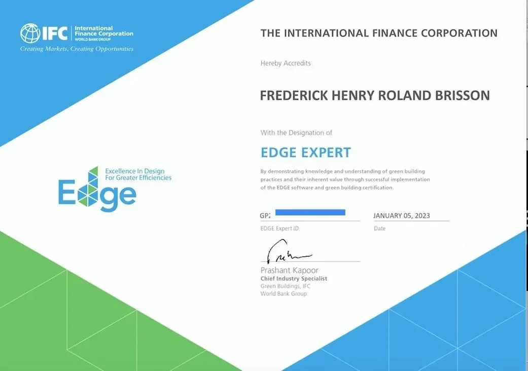 Certificación EDGE para edificios sostenibles
