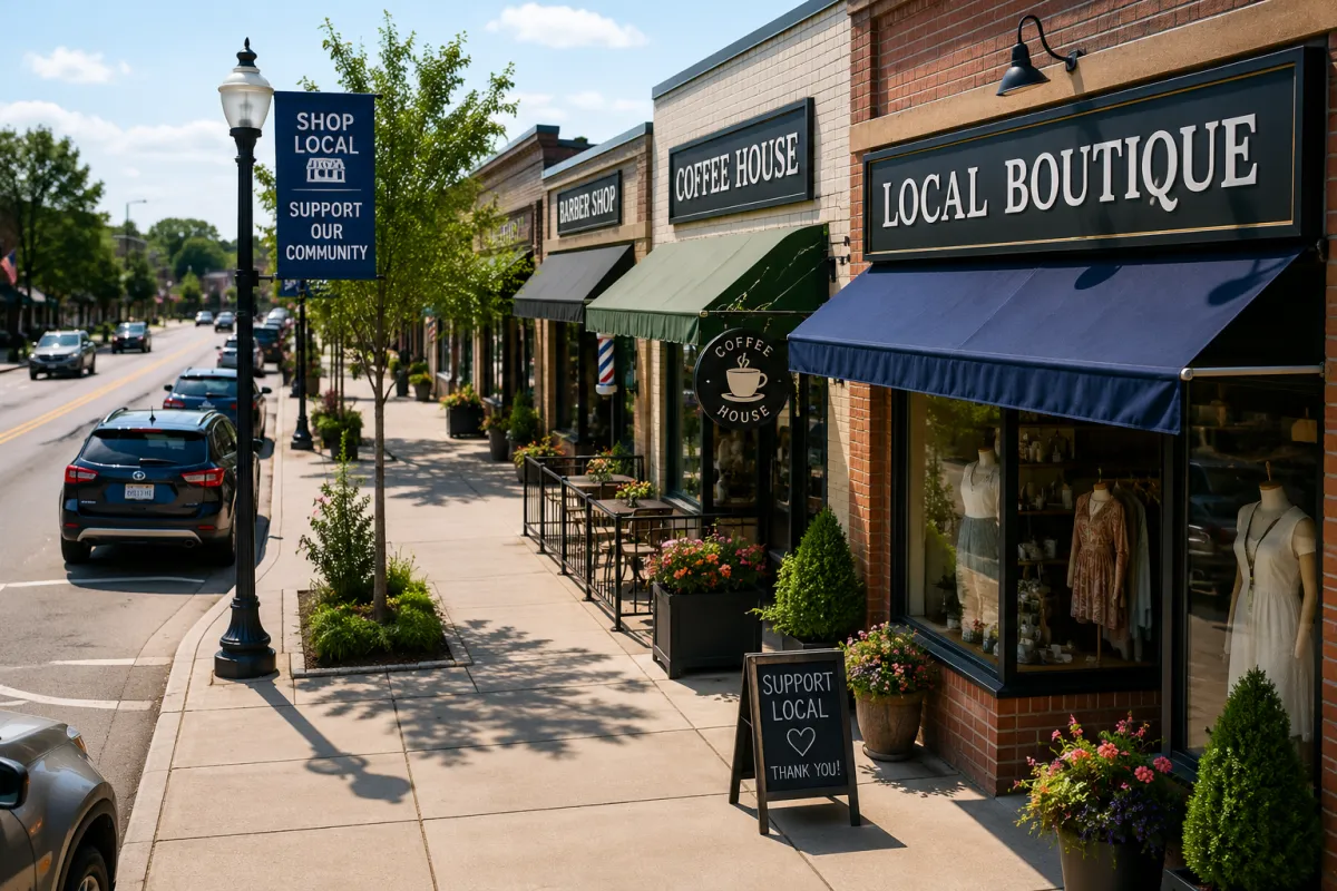 Professional local business environment