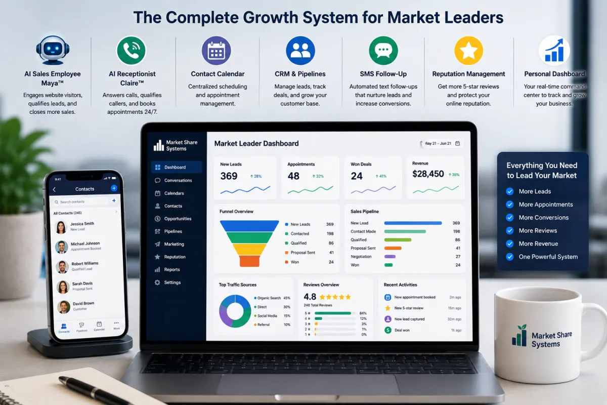 Market Leader Package Features
