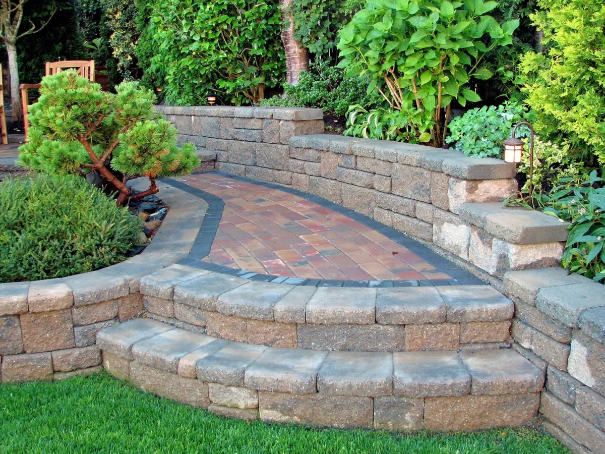 stone patio