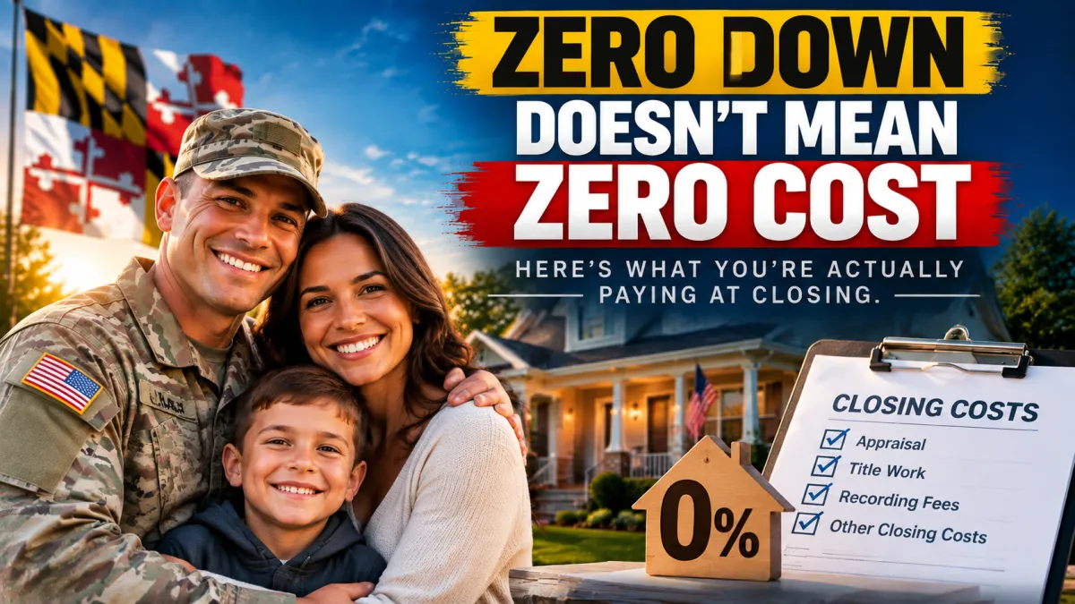Zero Down on a VA Loan Does Not Mean Zero Cost at Closing and Here Is What Veterans Actually Pay