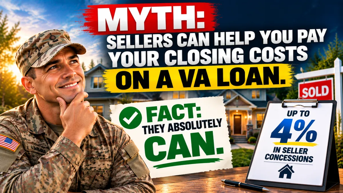 Sellers Can Help VA Buyers Pay Closing Costs and Here Is Exactly How Much They Can Contribute