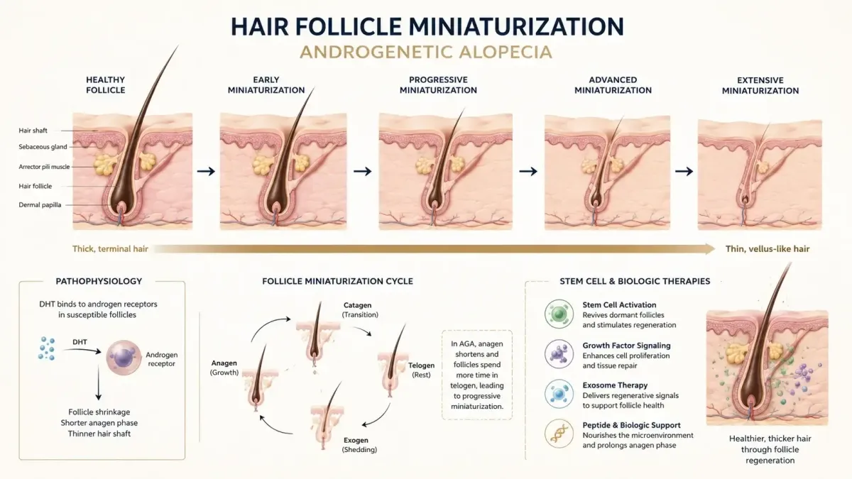 Stem Cells for Hair Loss: What Cellular Biologics Do at the Follicle Level