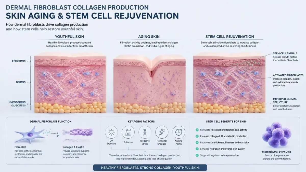 Stem Cells and Skin Rejuvenation: How Exosome-Derived Biologics Support Cellular Renewal