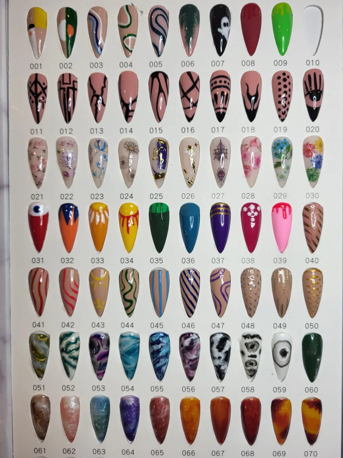 gel nail art designs