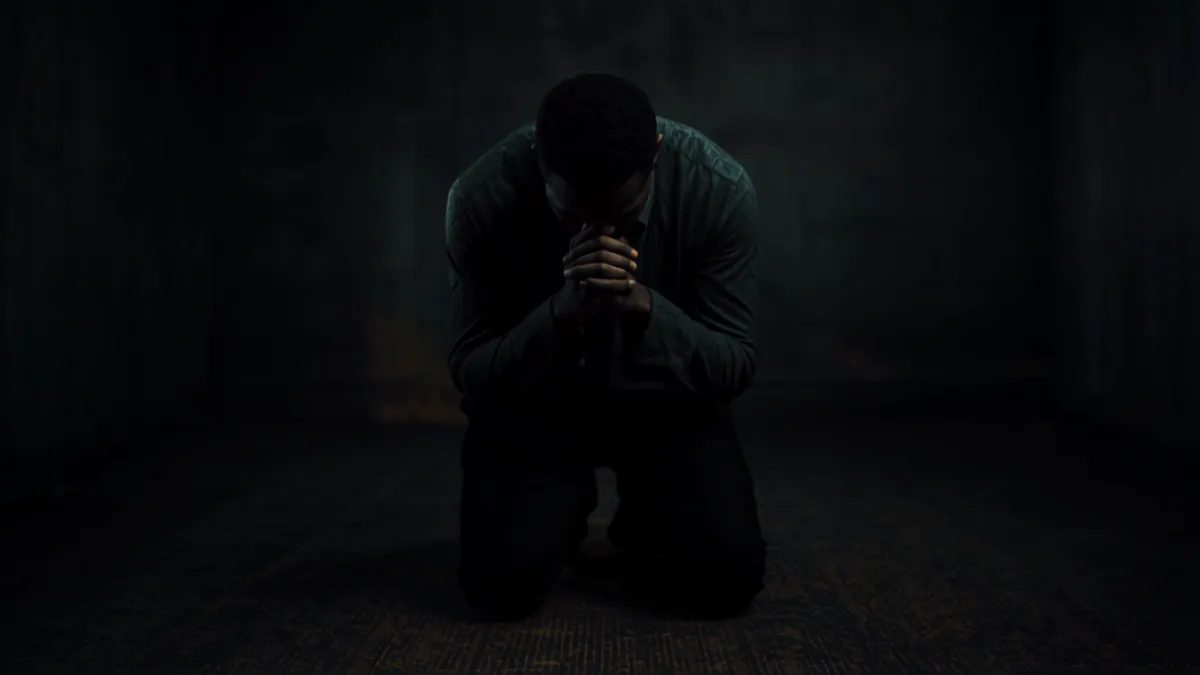 prayerful position 