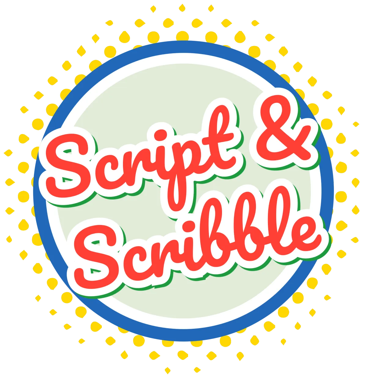 Scribble and Script Logo
