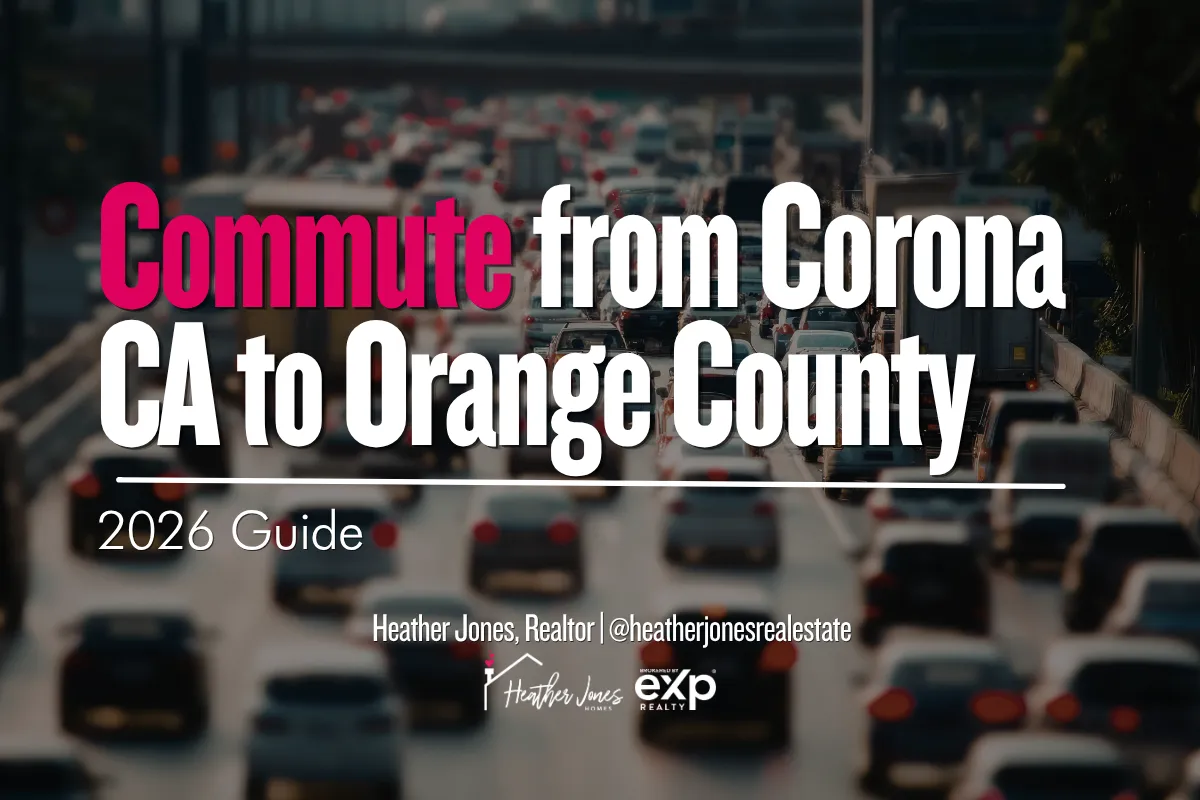 traffic on 91 freeway Corona to Orange County commute Southern California