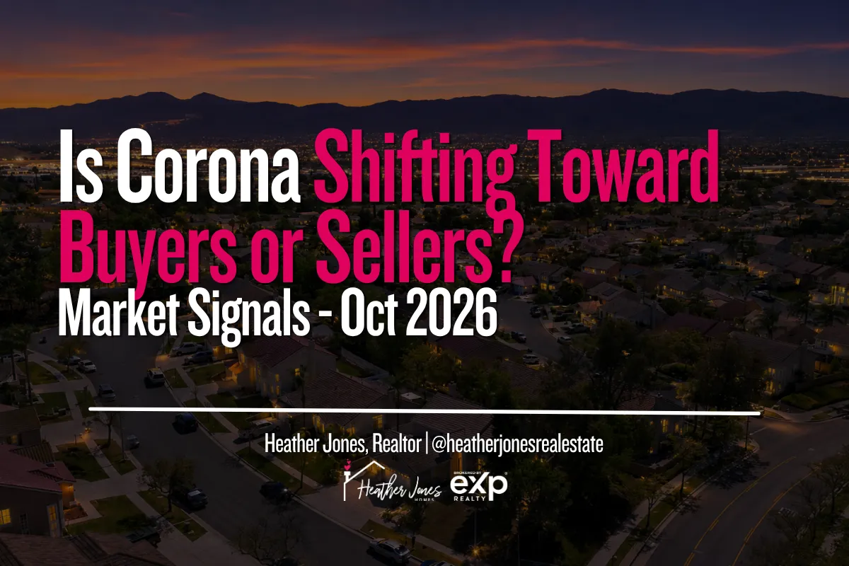Is Corona Shifting Toward Buyers or Sellers? Market Signals — Oct 2026