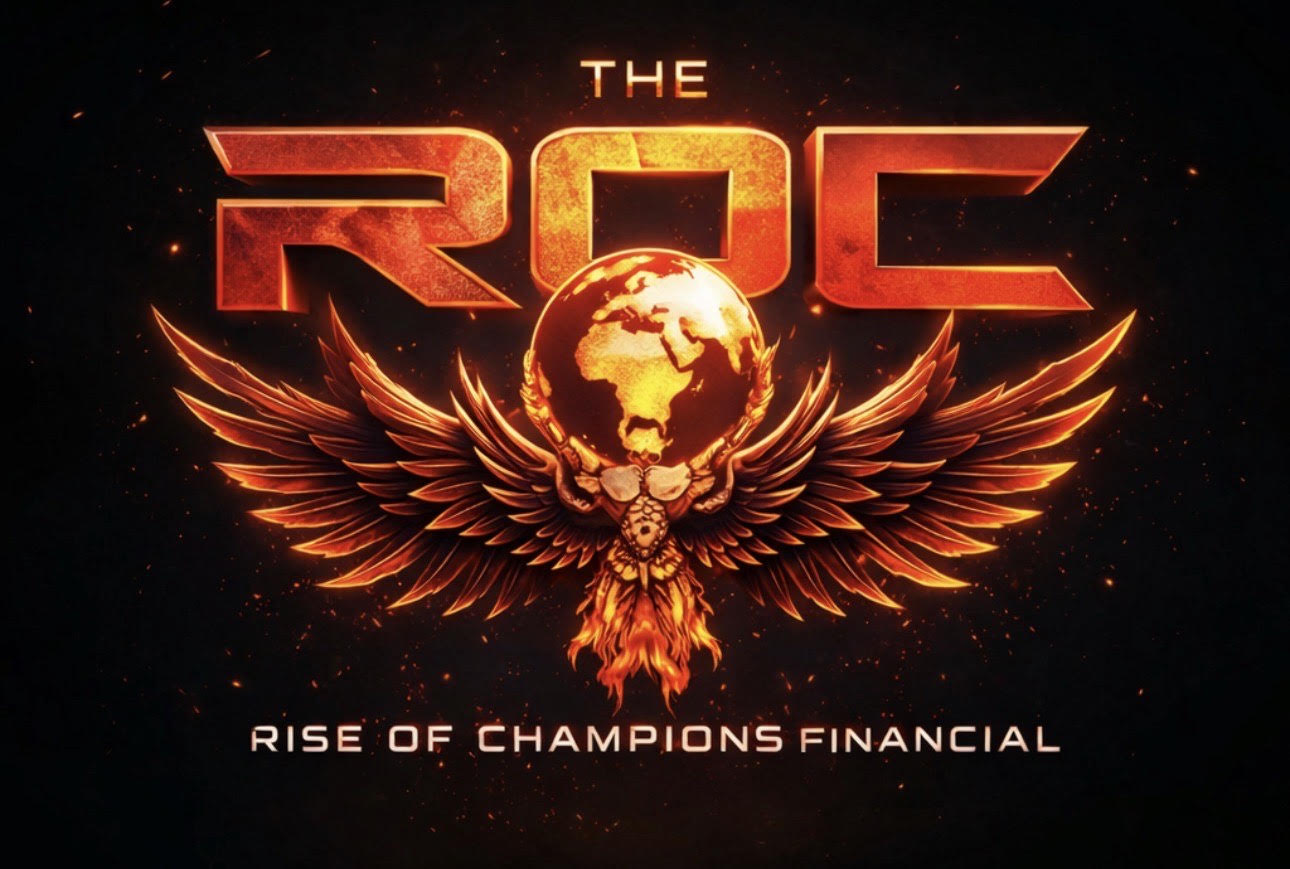 Two women exchanging business cards and laughing, highlighting real connection and networking outcomes.