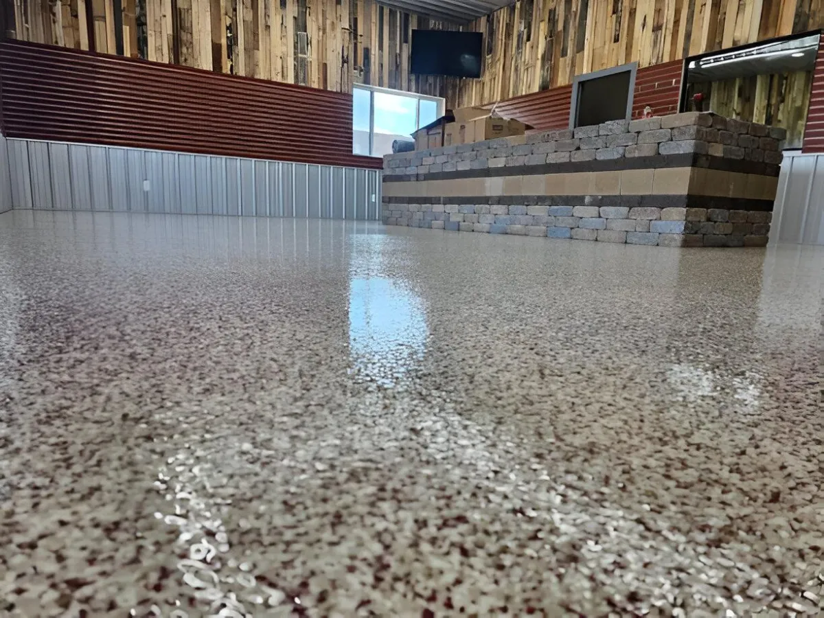 Concrete driveway company near me finishing smooth driveway surface