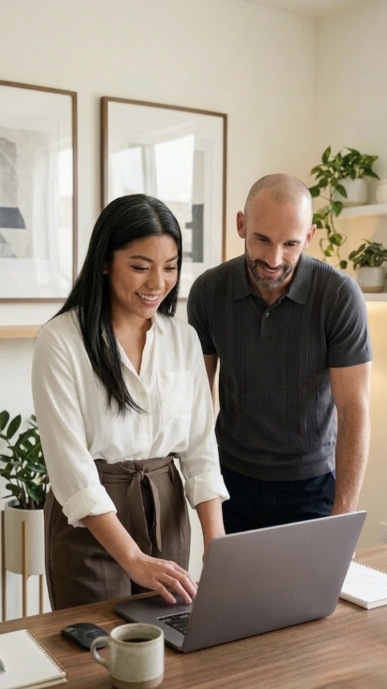 Local service business owners in strategy session