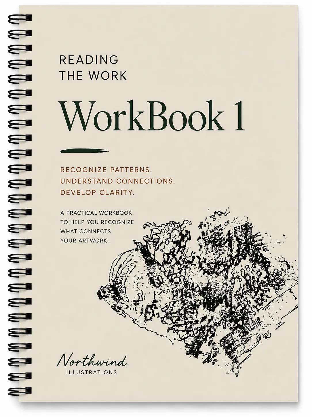 Reading the Work Workbook 1 for artists learning to recognise recurring patterns across their artwork.
