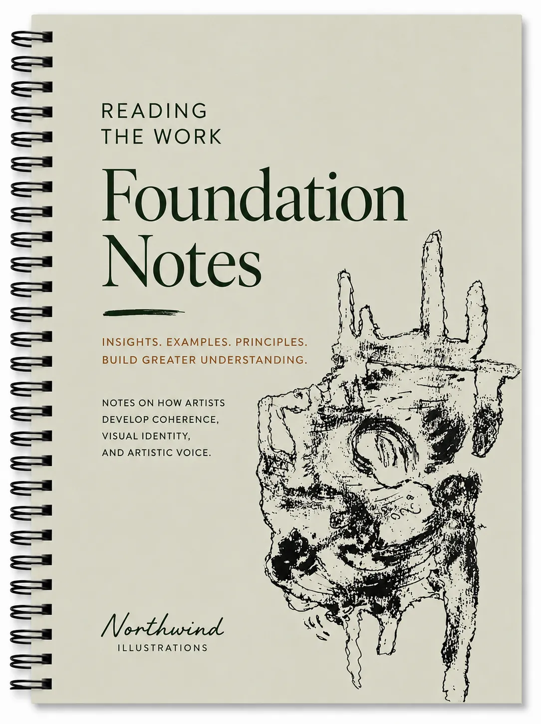 Foundation Notes publication exploring observation, artistic practice, and recurring patterns in artwork.