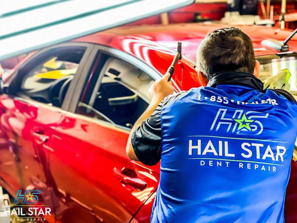 Close crop of a certified inspection badge on a vehicle hood with ForgeFix Auto watermark style, crisp studio lighting, photorealistic.