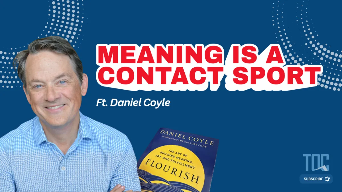 Podcast episode thumbnail of guest and his newest book