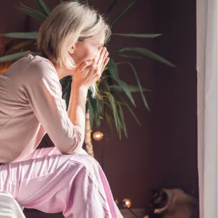 50+ woman with aching joints