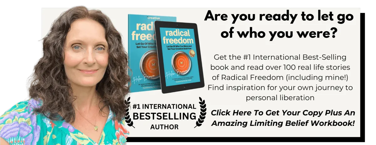 Radical Freedom international best selling book  co-authored by Helen Brown