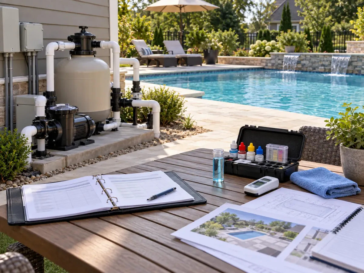 New residential pool project planning