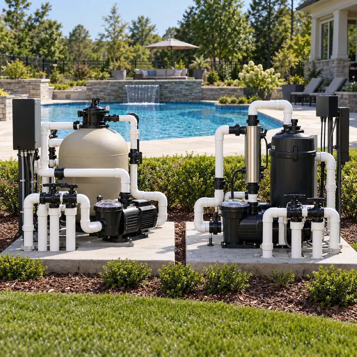 Fusion44X compared with a residential UV pool system