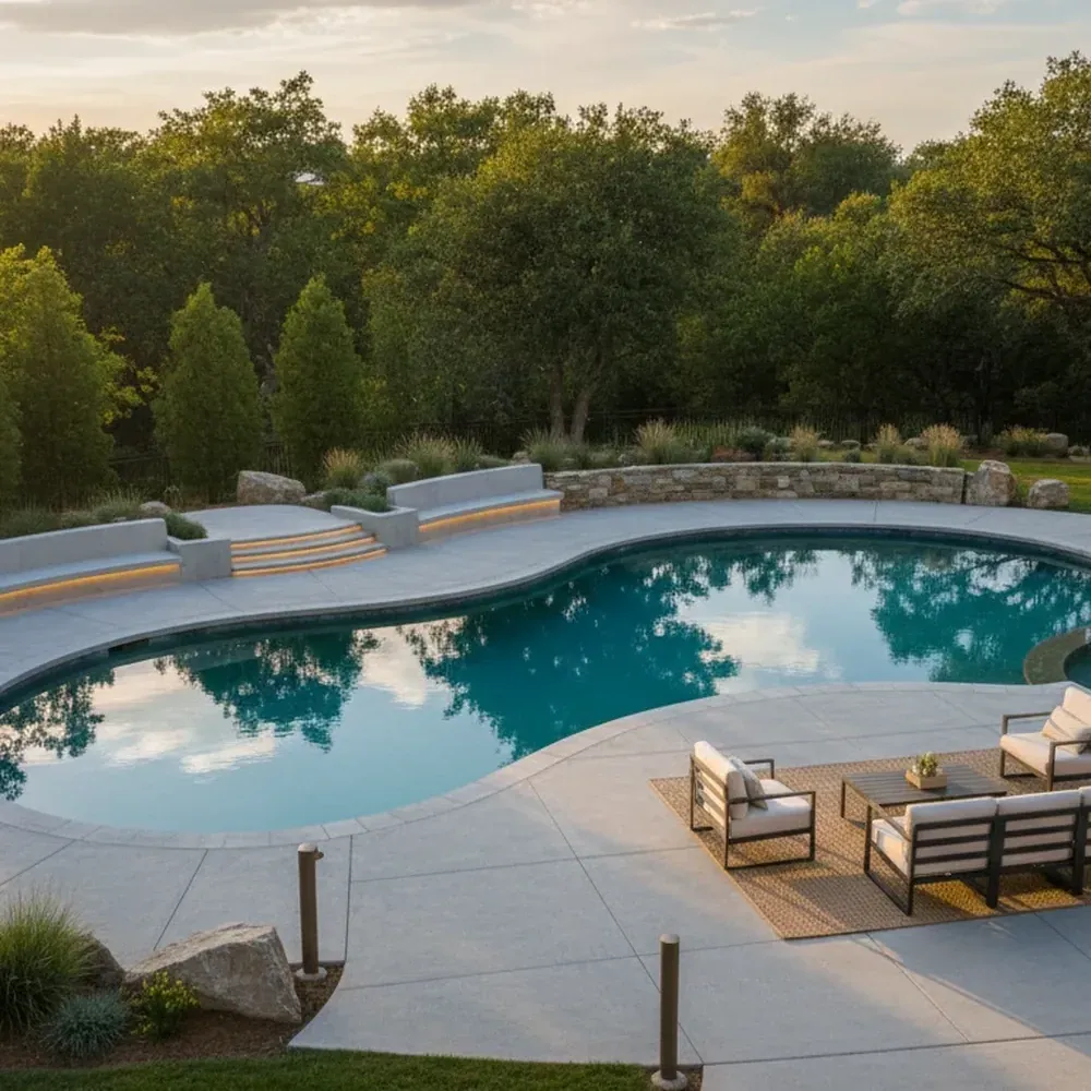 Residential single unit pool sizing range