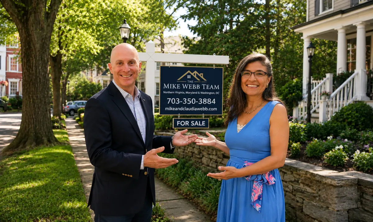 The Mike Webb Team helping homeowners decide whether to sell before buying a home in Falls Church, Virginia.