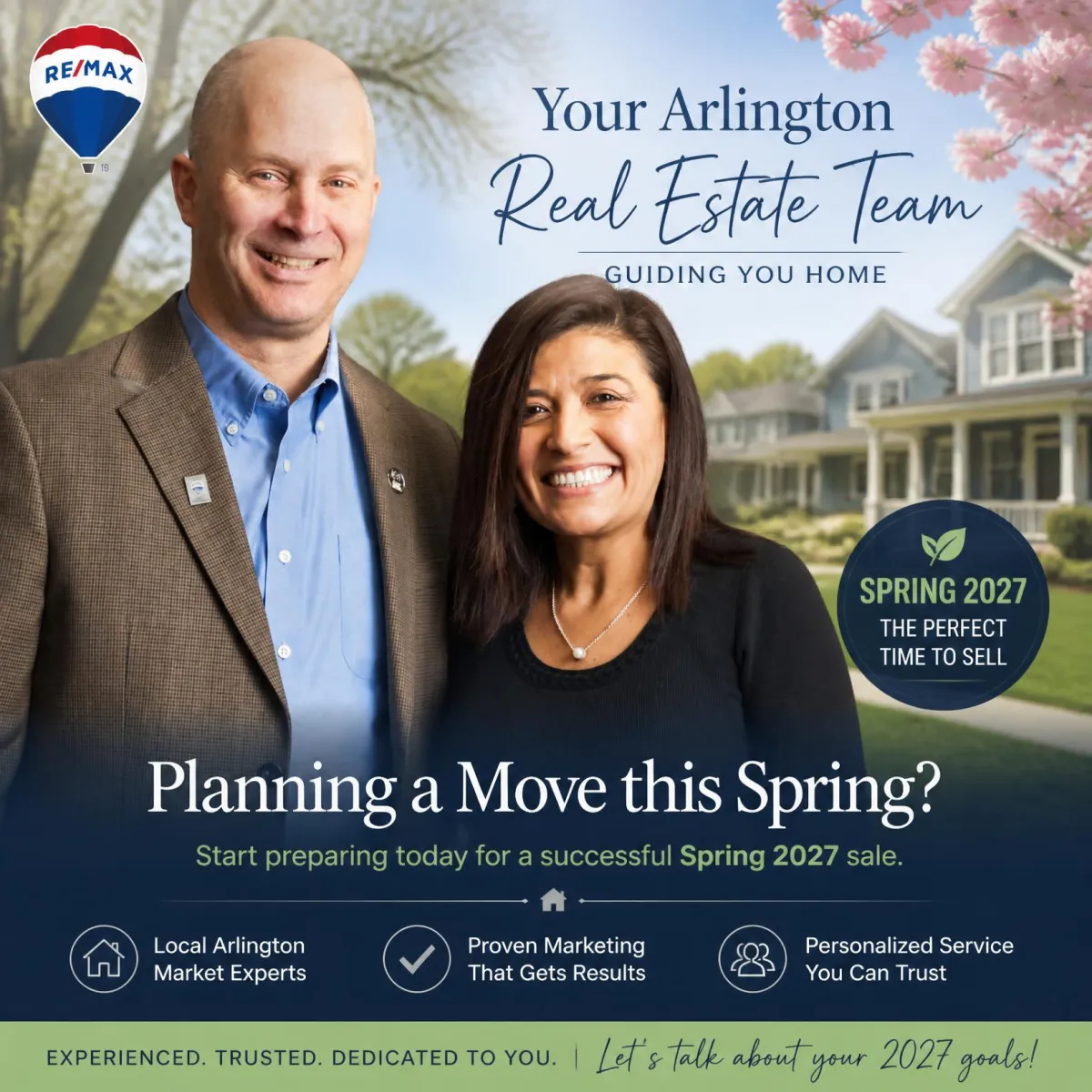 Arlington homeowner and realtor planning Spring 2027 sale