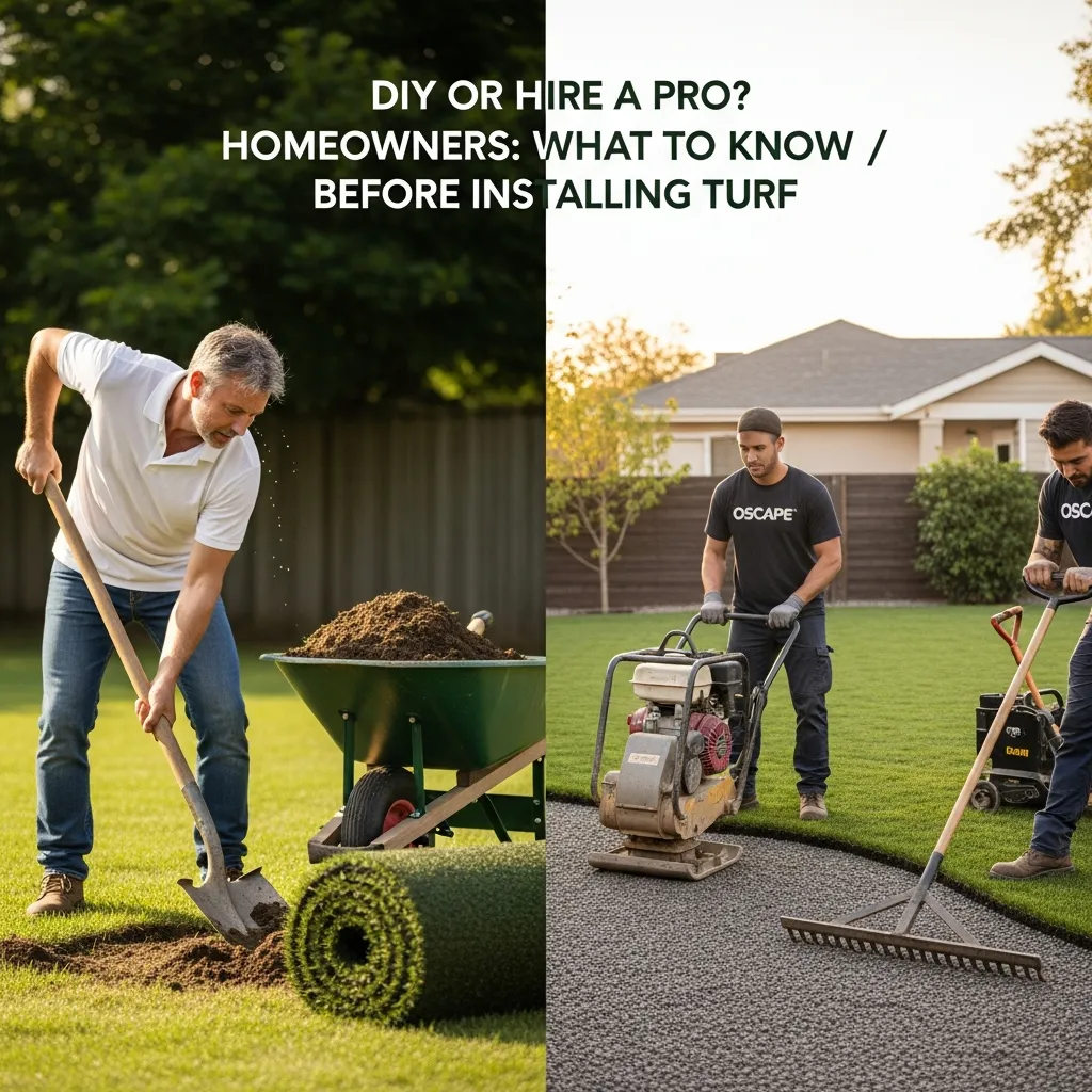 Should I Install Artificial Turf Myself?