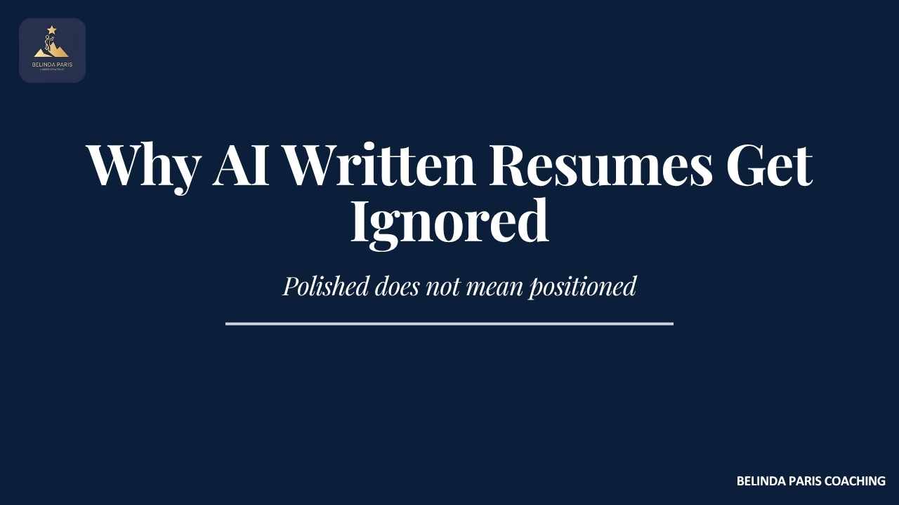 Why AI Written Resumes Are Getting Ignored, and What to Do Instead