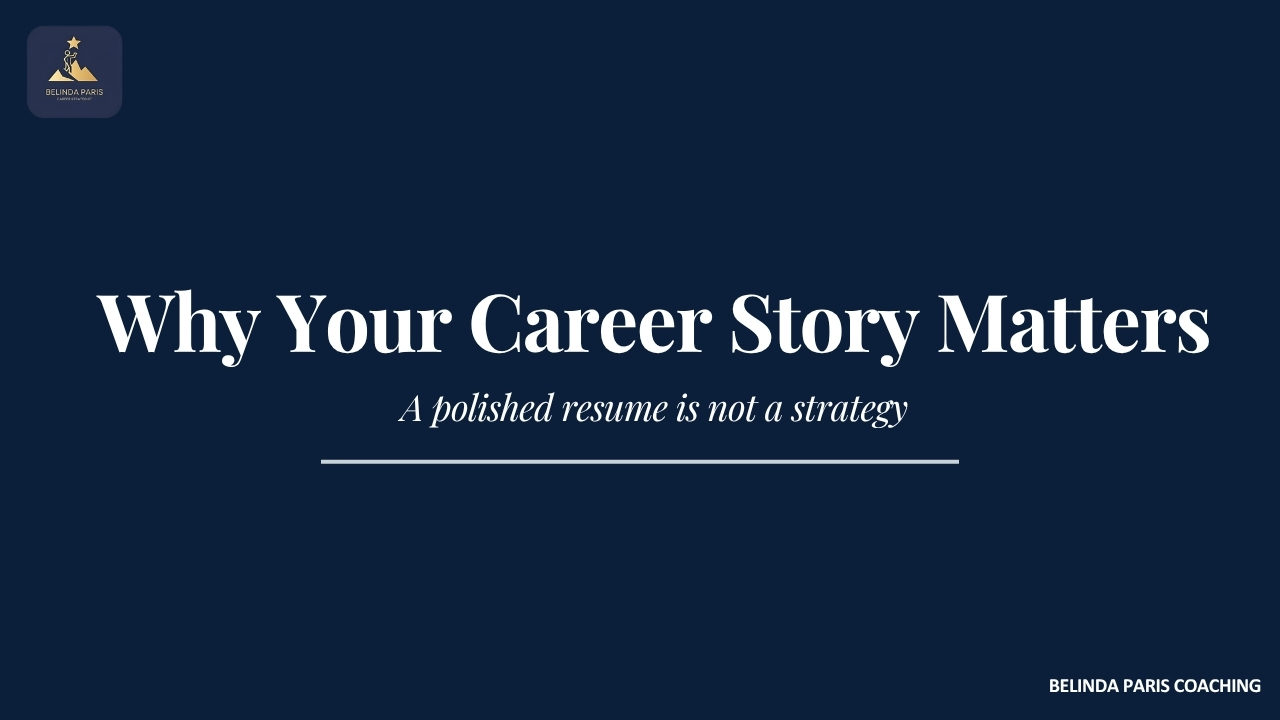 Why Your Career Story Beats a Perfect Resume
