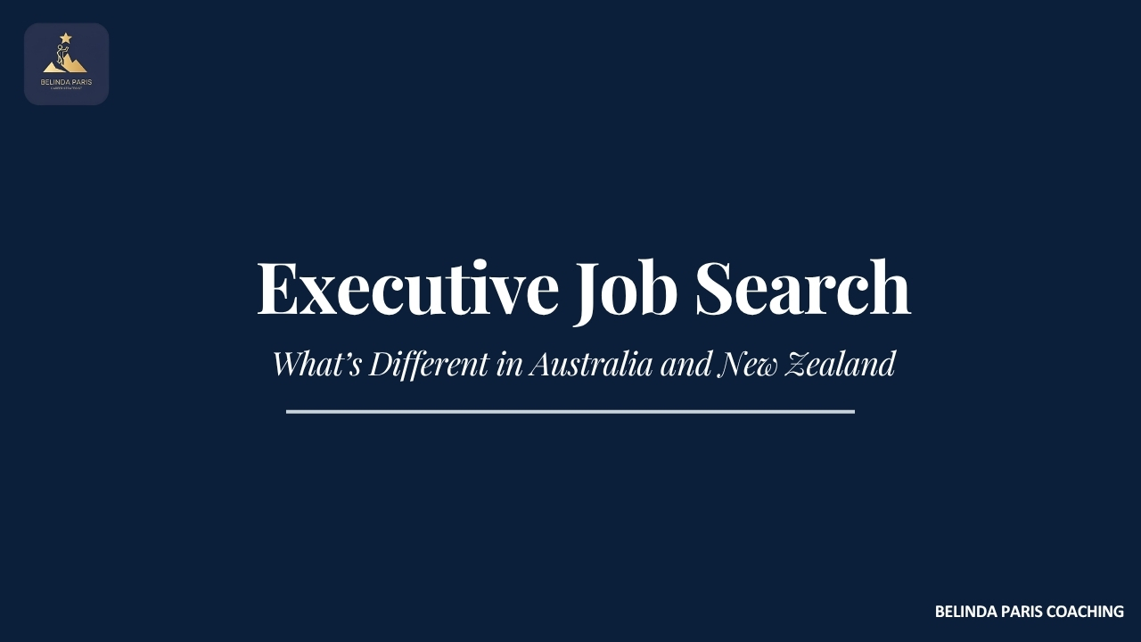 Executive Job Search in Australia and New Zealand: What Is Different Here?