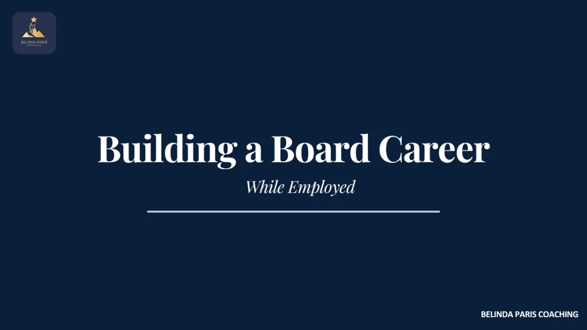 Full-time executive balancing corporate leadership with an external board role