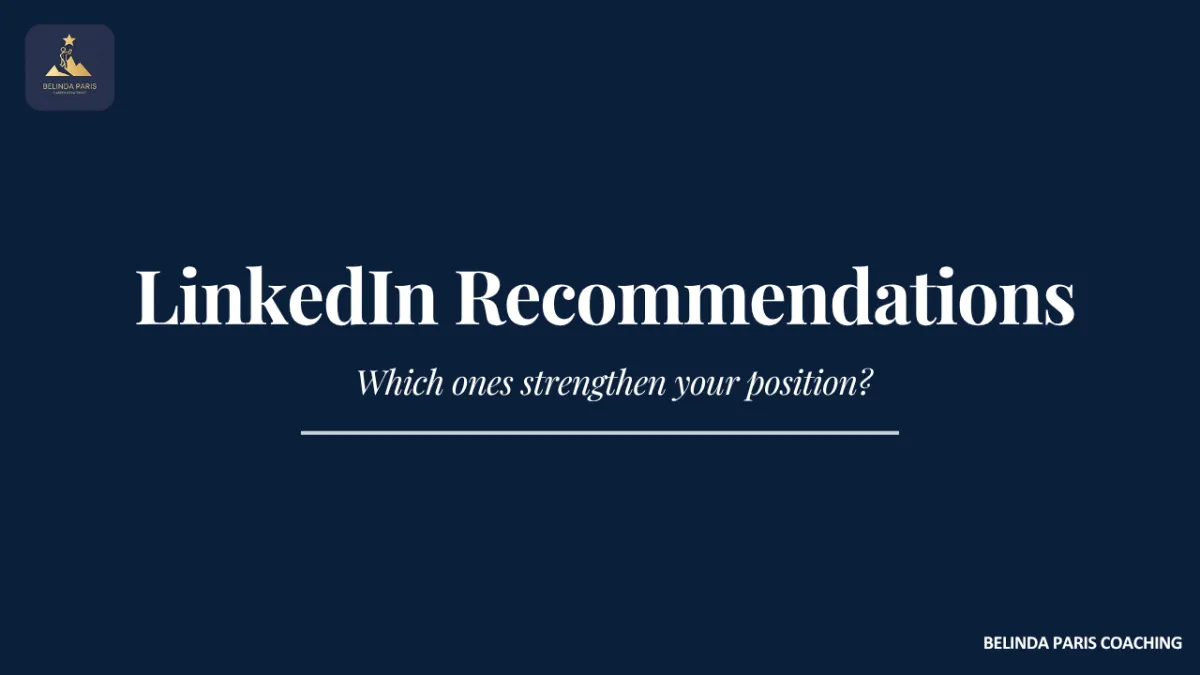 Senior leader reviewing credible LinkedIn recommendations from former colleagues