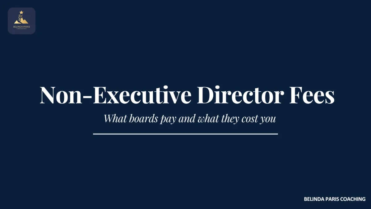 Executive weighing the time and cost of a board role