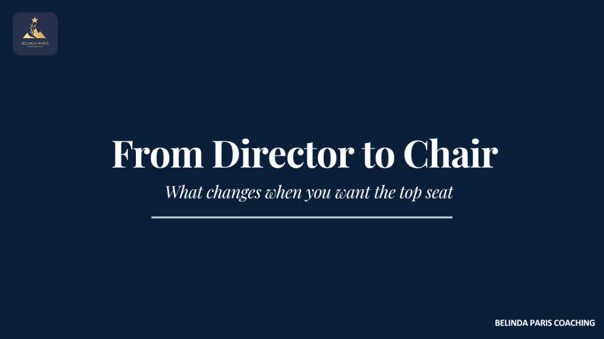 Board chair leading a board meeting