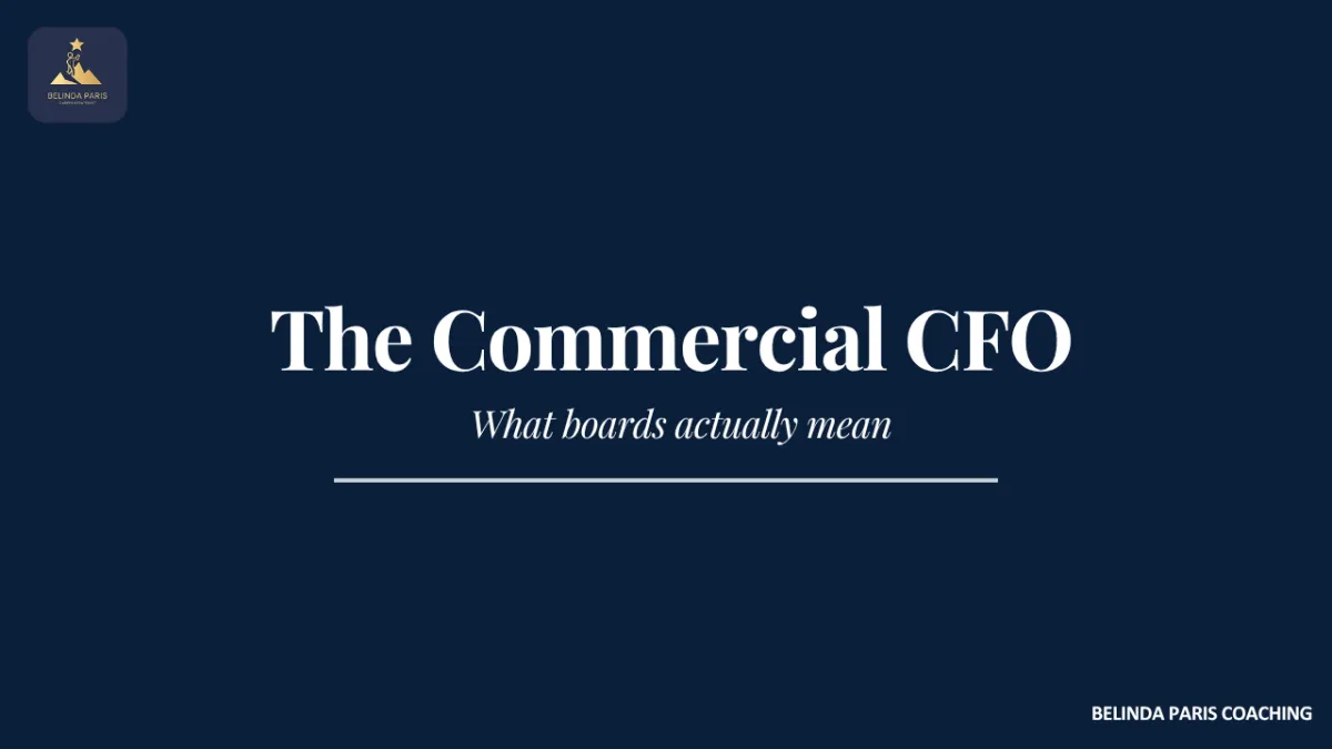 CFO working with operational leaders on a commercial decision