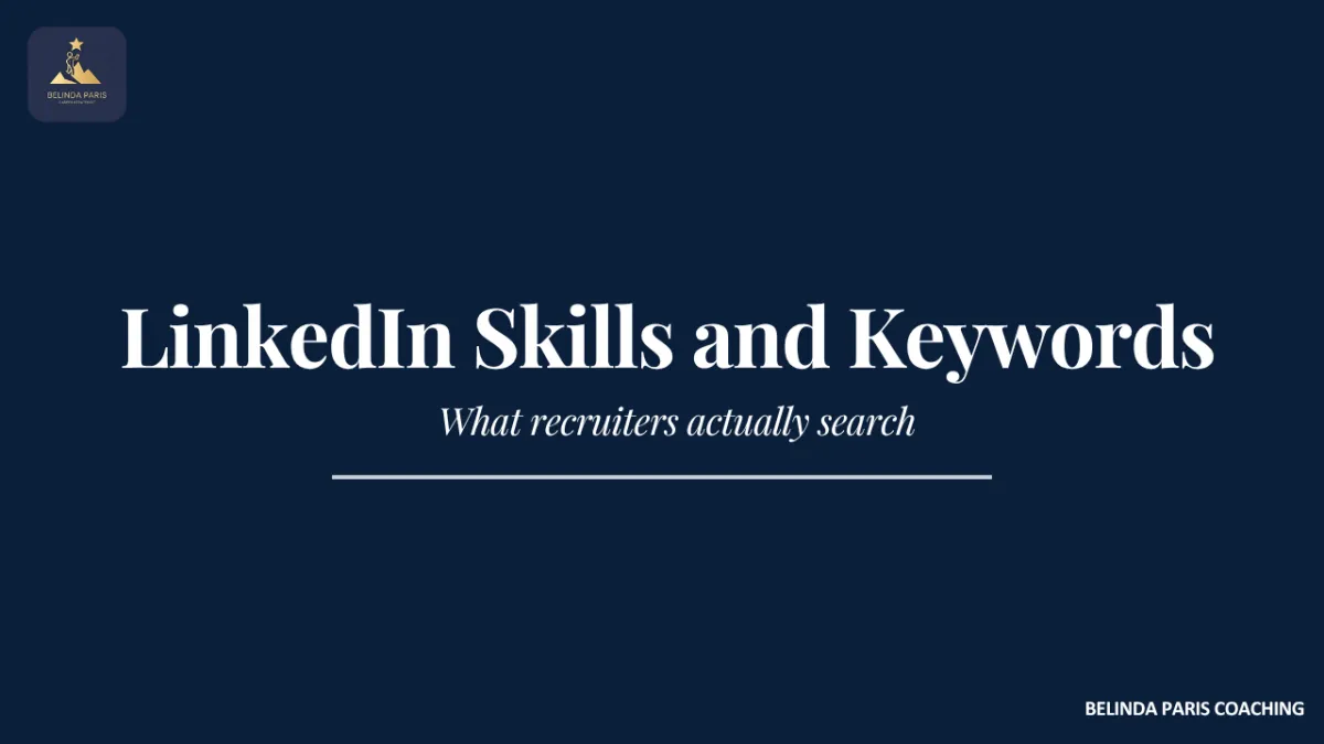 Recruiter searching LinkedIn for executive candidates