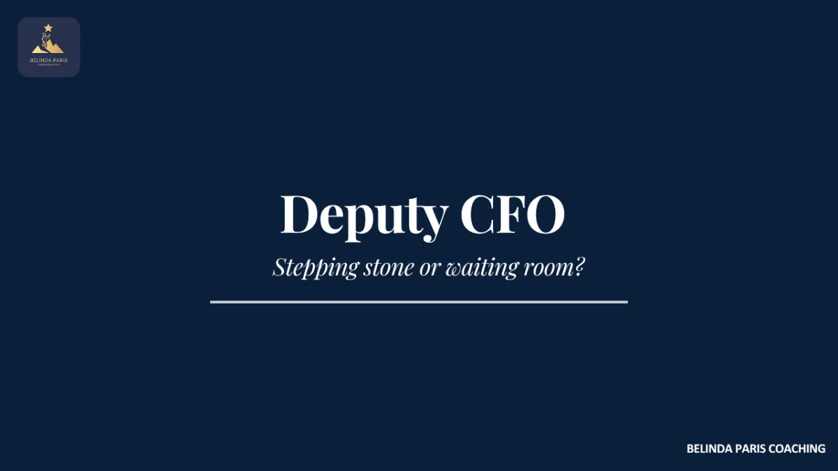 Deputy CFO considering their next career move