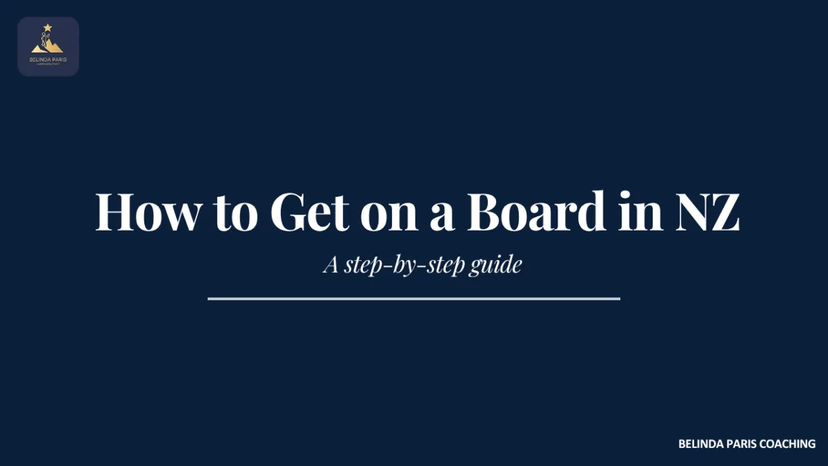 New Zealand executive preparing for a board role