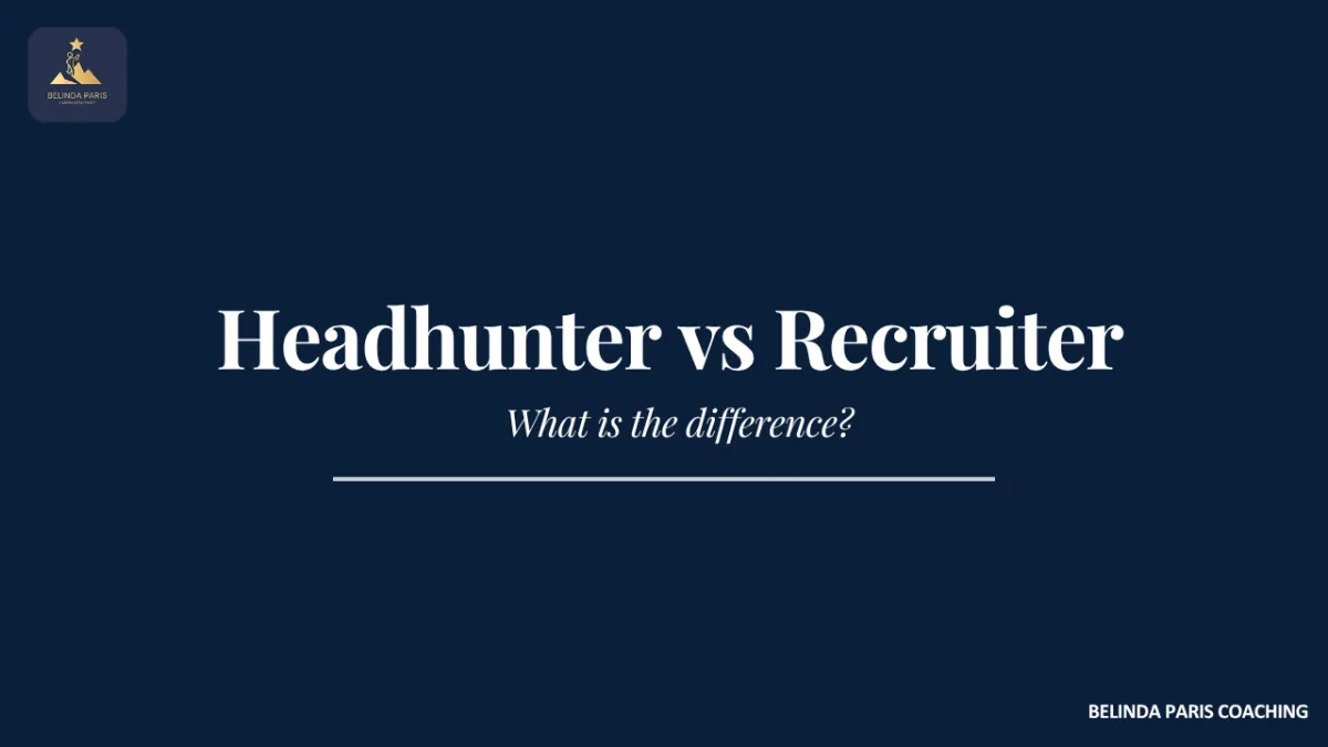Headhunter speaking with a senior candidate
