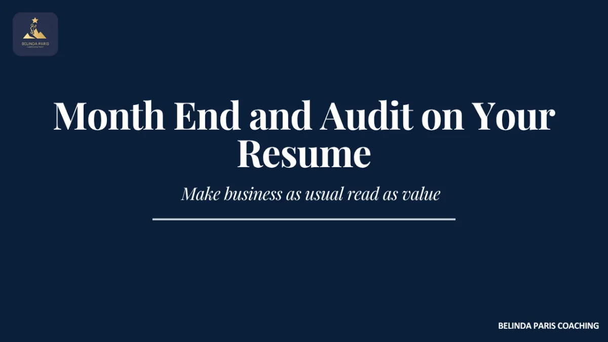 Accountant completing month end close and audit preparation
